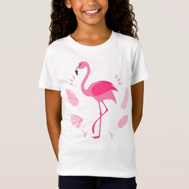 T-shirt enfant avec flamant rose (Devant)