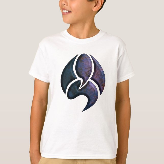 T-shirt enfant avec logo violet 1912 (Devant)