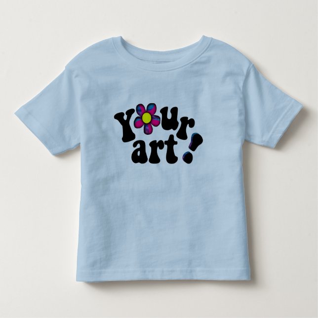T-shirt enfant avec sa propre oeuvre d'art ! (Devant)