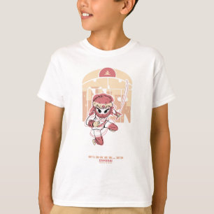 T-shirt Enfant Avec Vêtements De Guerrier