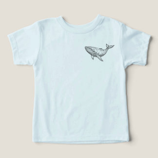 T-Shirt Enfant Baleine Géométrique