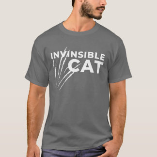 T-shirt Enfant chat invisible