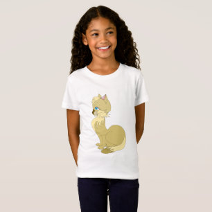 T-Shirt Enfant Chat Jaune