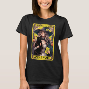 T-shirt Enfant Chat Lady Et Moi Votons
