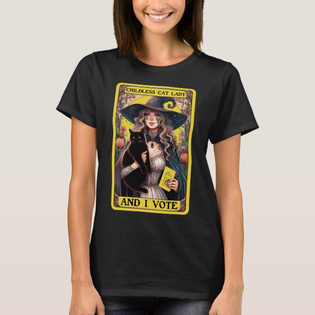 T-shirt Enfant Chat Lady Et Moi Votons (Devant)