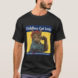 T-shirt Enfant Chat Lady Harris 2024 Nous ne rentrons pas