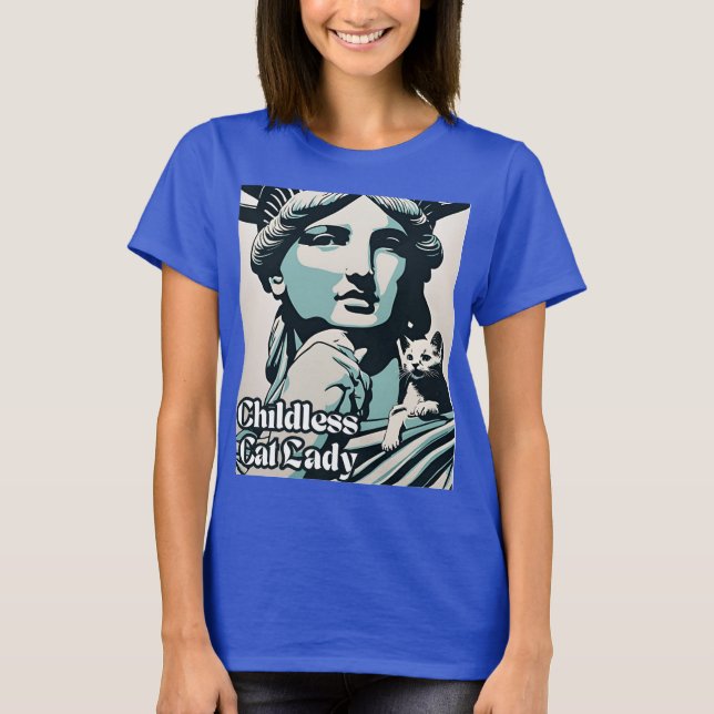 T-shirt Enfant Chat Lady - Liberty Tee (Devant)