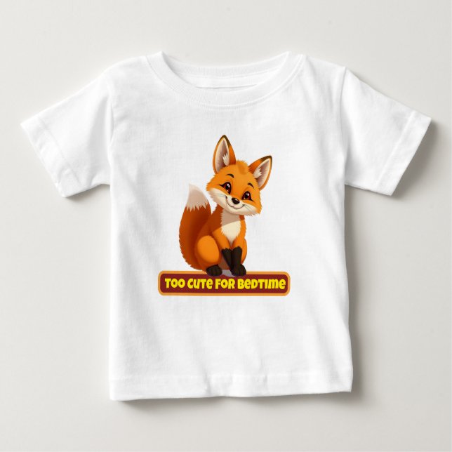T-shirt enfant chic Fox - "Trop mignonne pour le c (Devant)