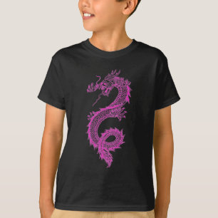 T-shirt Enfant chinois de conception de dragon d'enfants