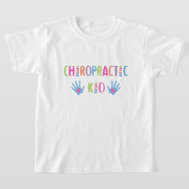 T-shirt enfant chiropratique (Poser)
