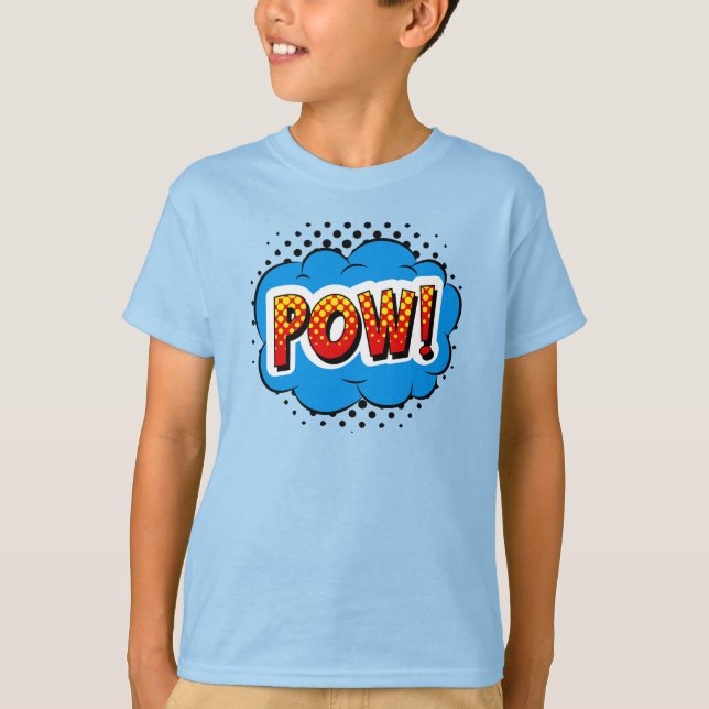 T-Shirt Enfant Comics POW! (Devant)