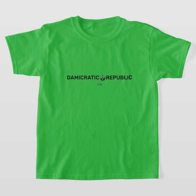 T-shirt enfant damicratique (Poser)