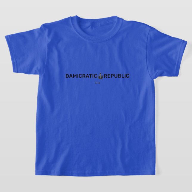 T-shirt enfant damicratique (Poser)