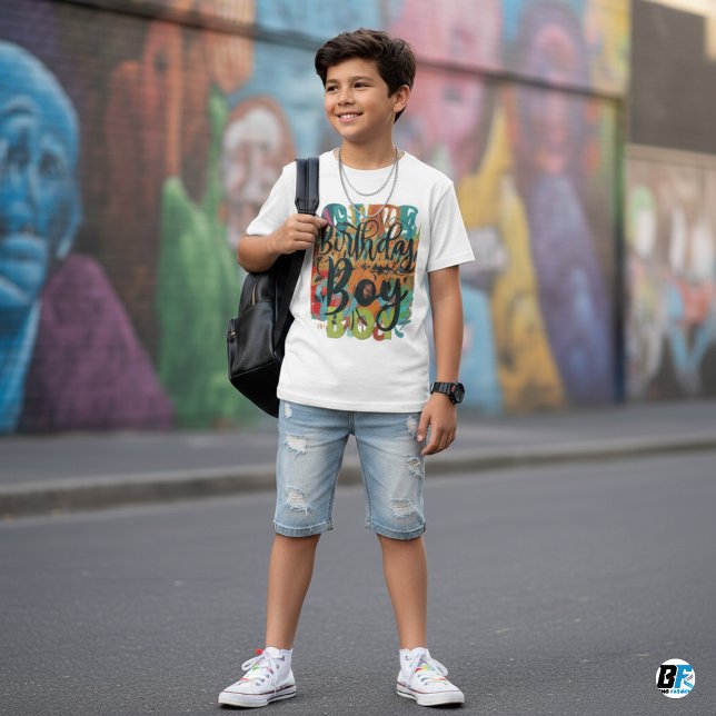 T-shirt Enfant d'anniversaire - Conception de plusieurs te (Créateur téléchargé)