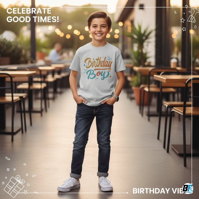 T-shirt Enfant d'anniversaire - Élégant minimaliste (Créateur téléchargé)