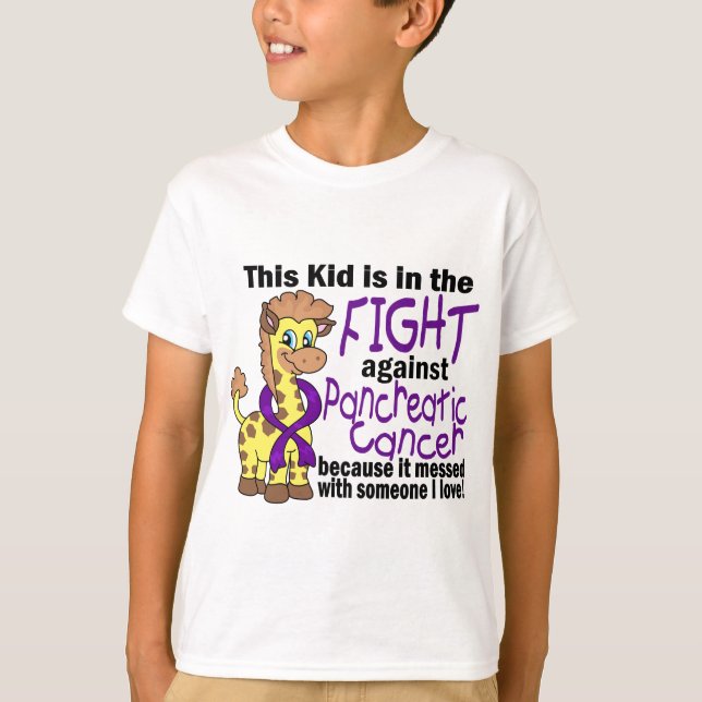 T-shirt Enfant dans le combat contre le Cancer (Devant)