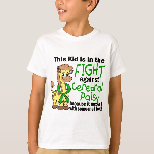 T-shirt Enfant dans le combat contre l'infirmité motrice (Devant)