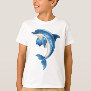 T-shirt enfant dauphin souriant