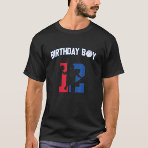 T-shirt Enfant De 12 Ans Garçon Basket Rouge Et Bleu