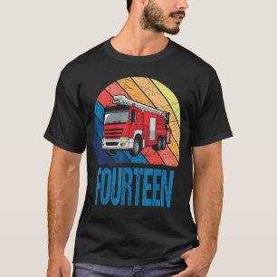 T-shirt Enfant de 14 ans 14e anniversaire garçon pompier f