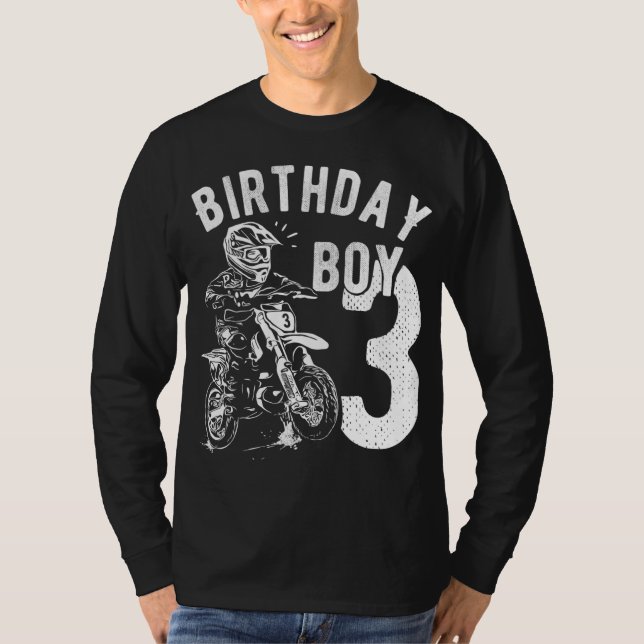 T-shirt Enfant de 3 ans - Enfant d'anniversaire - Vélo de  (Devant)