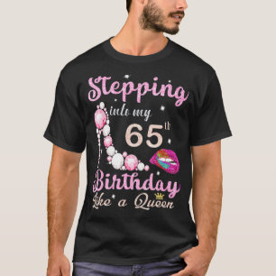 T-shirt Enfant De 65 Ans Entrant Dans Mon Anniversaire De 