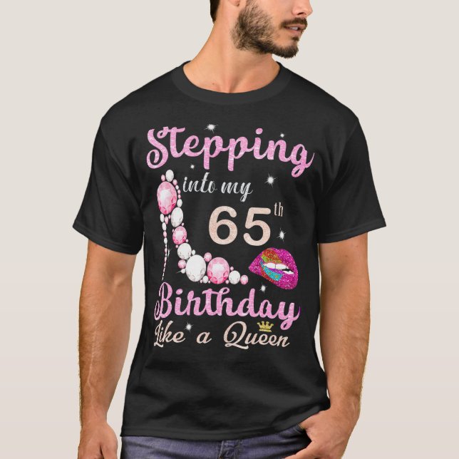T-shirt Enfant De 65 Ans Entrant Dans Mon Anniversaire De  (Devant)