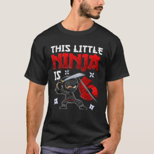T-shirt Enfant De 6 Ans Anniversaire Tee Cette Petite Ninj