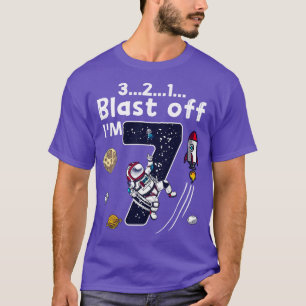 T-shirt Enfant de 7 ans Cadeaux Garçons Funny Outer Space 