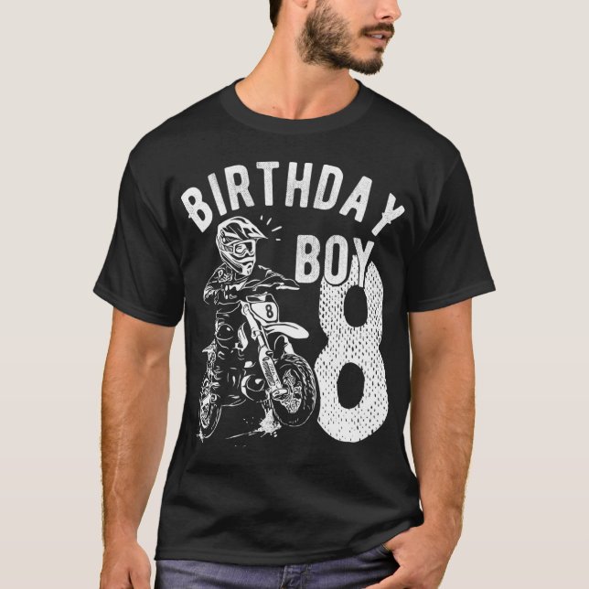 T-shirt Enfant de 8 ans - Enfant d'anniversaire - Vélo de  (Devant)