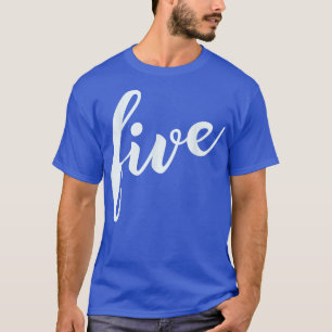 T-shirt Enfant de cinq ans 5e anniversaire