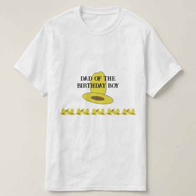 T-shirt Enfant de Cowboy Papa (Design devant)