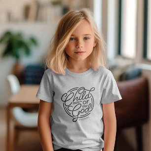 T-Shirt Enfant de Dieu Christ Jésus Bible Autocollant T-Sh