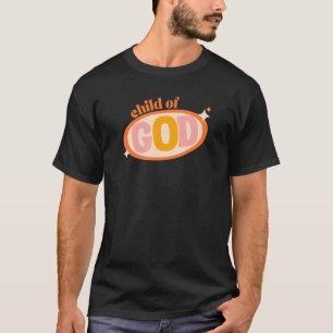 T-shirt Enfant de Dieu Christian Religieux Vintage Rétro Y