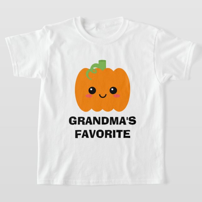 T-shirt enfant de grand-mère, Halloween Thanksgivi (Poser)