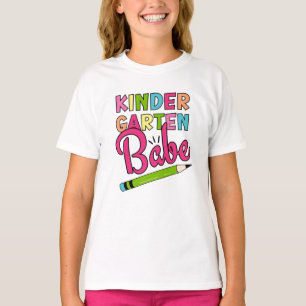 T-shirt Enfant de jardin d'enfants coloré - Premier jour d