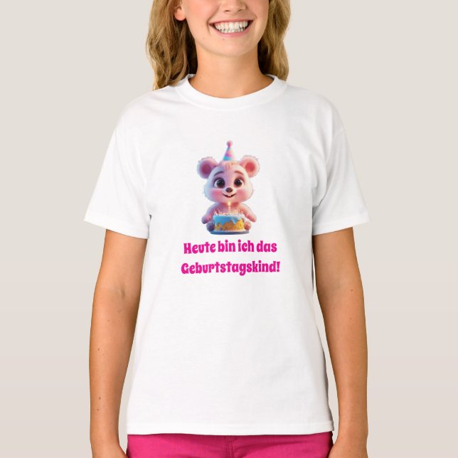 T-shirt Enfant de la fête d'anniversaire (Devant)