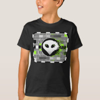 T-shirt enfant de la télévision Alien noir basique