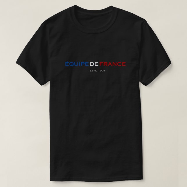 T-shirt enfant de l'équipe nationale de France de  (Design devant)