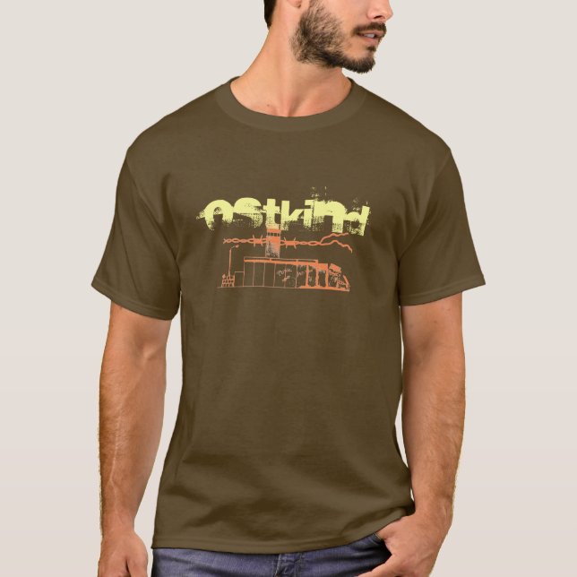 T-shirt Enfant de l'est special conception (Devant)