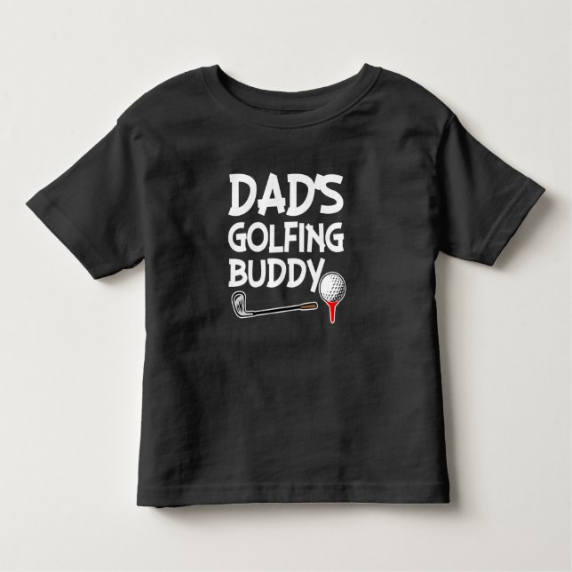 T-shirt enfant de papa Golfing Buddy (Devant)