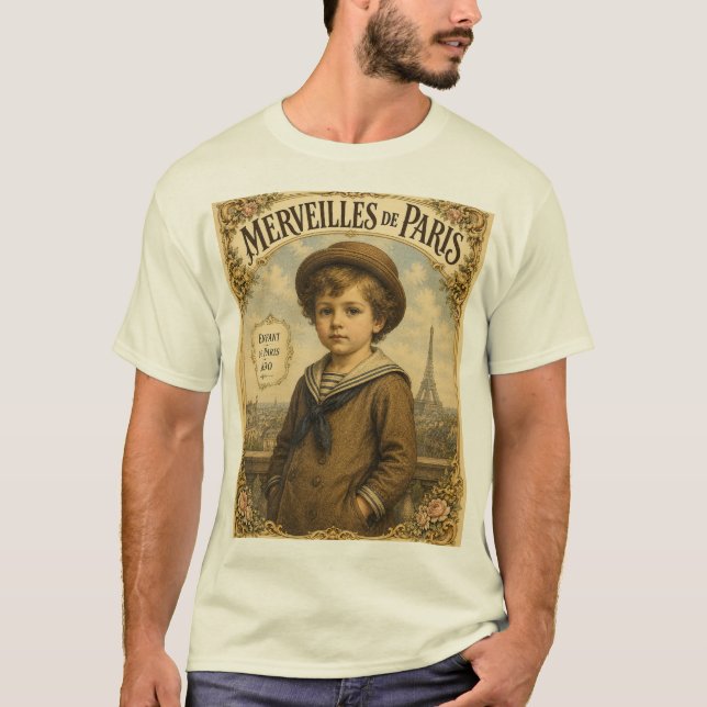 T-SHIRT ENFANT DE PARIS (Devant)