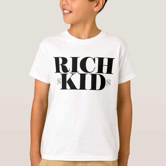 T-shirt Enfant de riches (Devant)