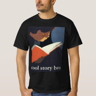 T-shirt Enfant de style rétro lisant un livre de la biblio