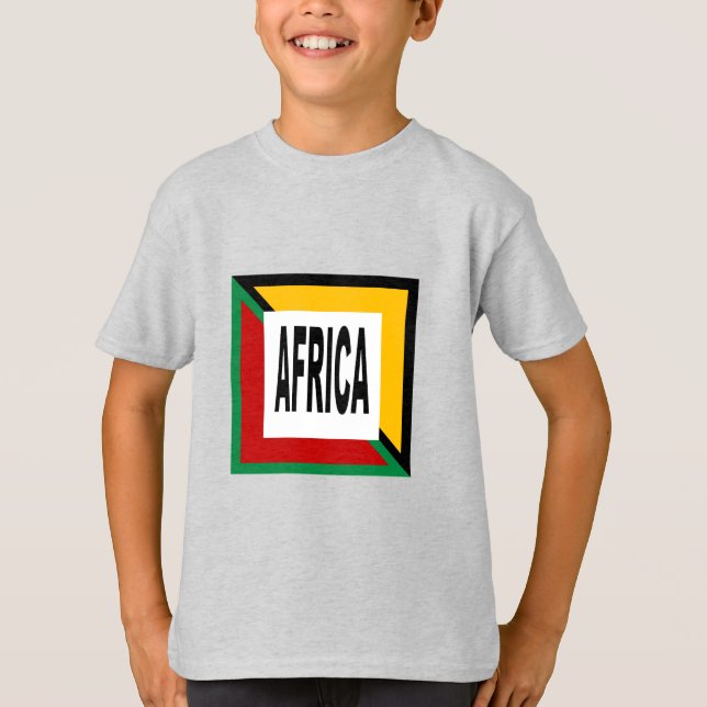 T-shirt enfant DESIGN frêne AFRIQUE (Devant)