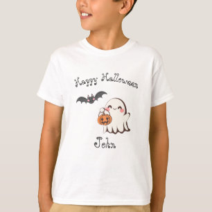 T-shirt enfant d'Halloween Éffrayant et mignon