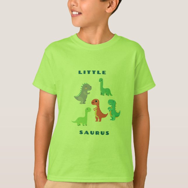 T-shirt enfant Dino Squad : Tee de l'équipage colo (Devant)