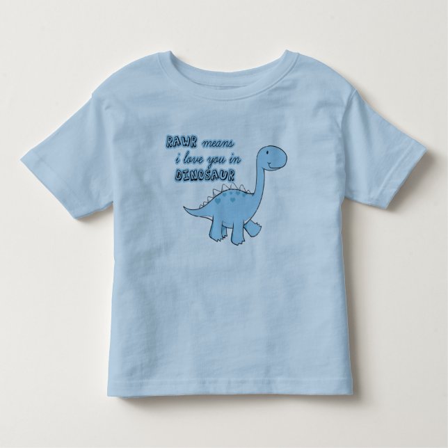 t-shirt enfant dinosaure (Devant)