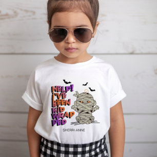 T-Shirt Enfant drôle emmailloté Mummy Baby Orange ID683