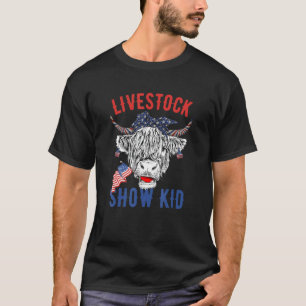 T-shirt Enfant du Salon de l'Élevage Montrant des Vaches à